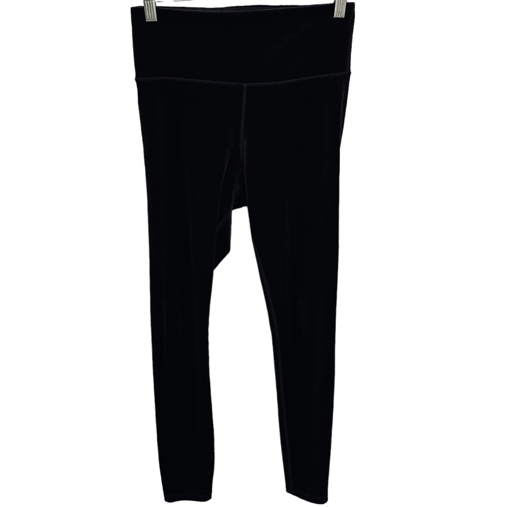 Athleta Elation Velvet Tight size Small Black #467925 - Picture 3 of 12